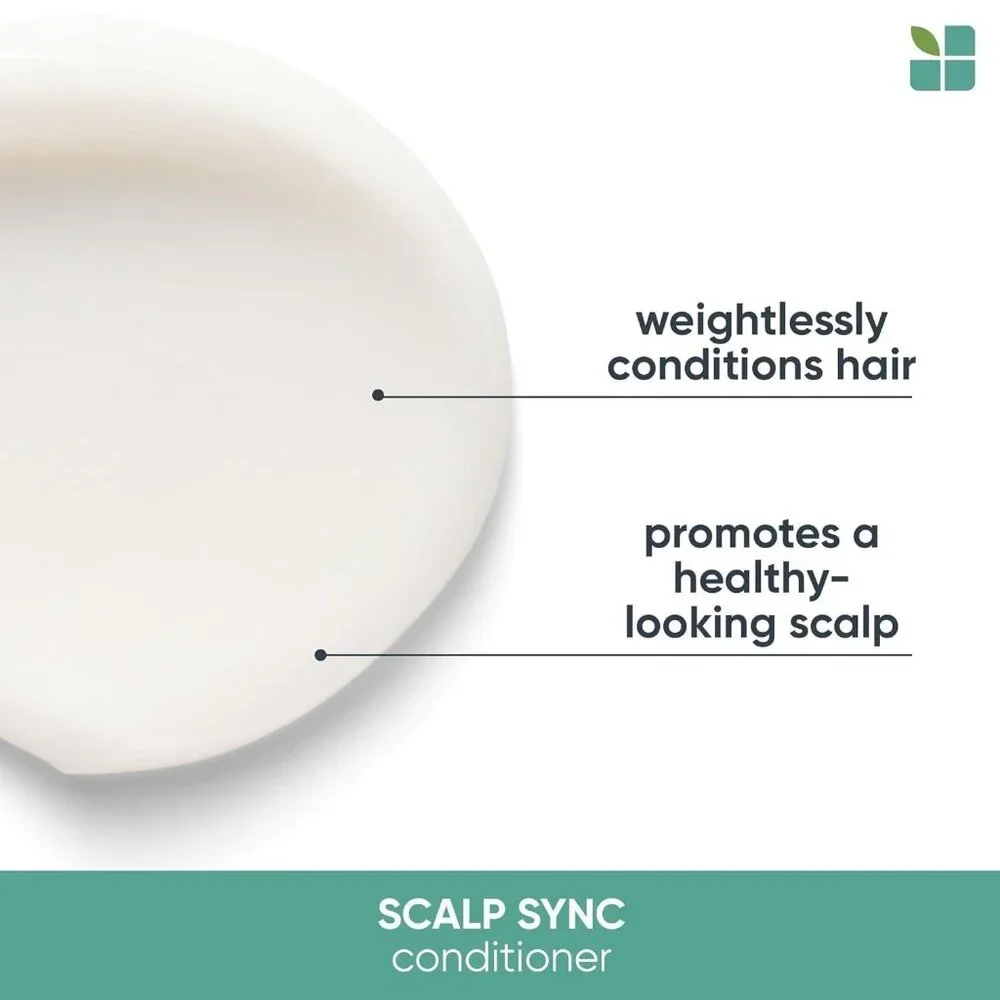 Biolage Scalp Sync Conditioner 13.5 Fl. Oz Soothes Nourishes Healthy Looking